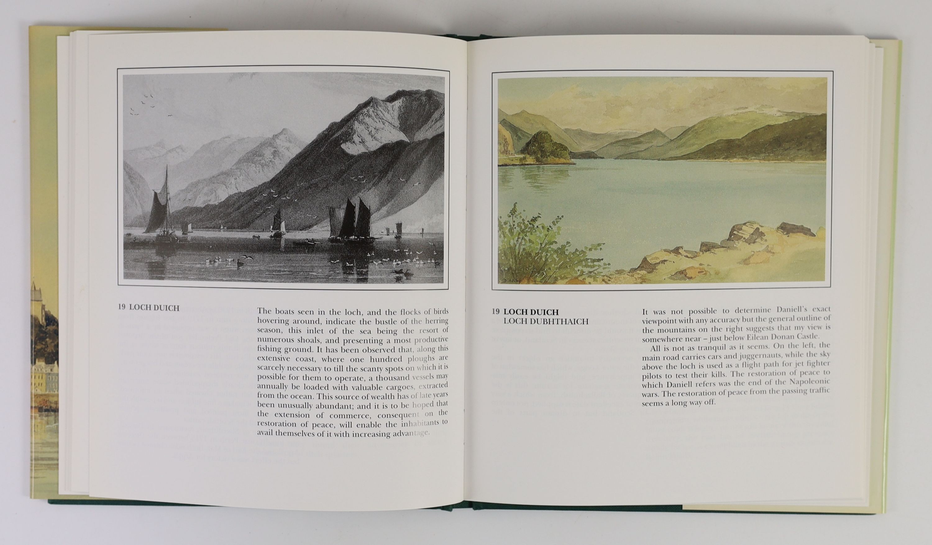 Addey, David - A Voyage Round Great Britain. 1st ed. 4 vols. Vols 3 and 4 signed by author. Each volume adorned with coloured illustrations throughout. Each in publishers cloth with gilt letters on spine and original pic